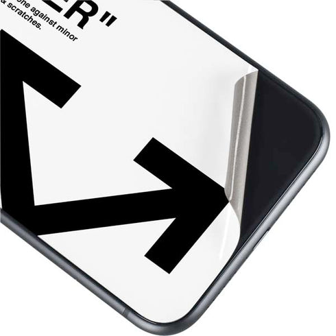 Black and White Arrows iPhone 11 Skin