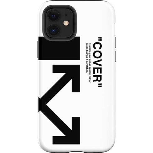 Black and White Arrows iPhone 12 Impact Case