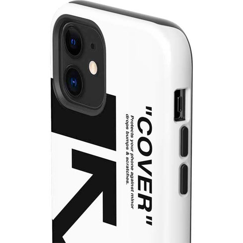 Black and White Arrows iPhone 12 Impact Case