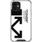 Black and White Arrows iPhone 12 Mini Clear Case