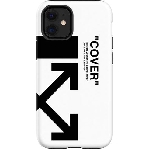 Black and White Arrows iPhone 12 Mini Impact Case