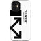 Black and White Arrows iPhone 12 Mini Impact Case