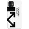 Black and White Arrows iPhone 12 Mini Lite Case