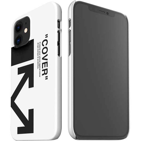 Black and White Arrows iPhone 12 Mini Lite Case