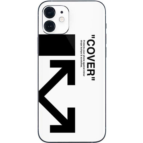 Black and White Arrows iPhone 12 Mini Skin