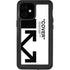 Black and White Arrows iPhone 12 Mini Waterproof Case