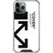 Black and White Arrows iPhone 12 Pro Clear Case