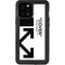 Black and White Arrows iPhone 12 Pro Max Waterproof Case