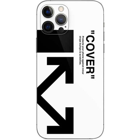 Black and White Arrows iPhone 12 Pro Skin