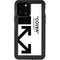 Black and White Arrows iPhone 12 Pro Waterproof Case