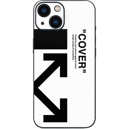 Black and White Arrows iPhone 13 Mini Skin