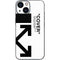 Black and White Arrows iPhone 13 Mini Skin