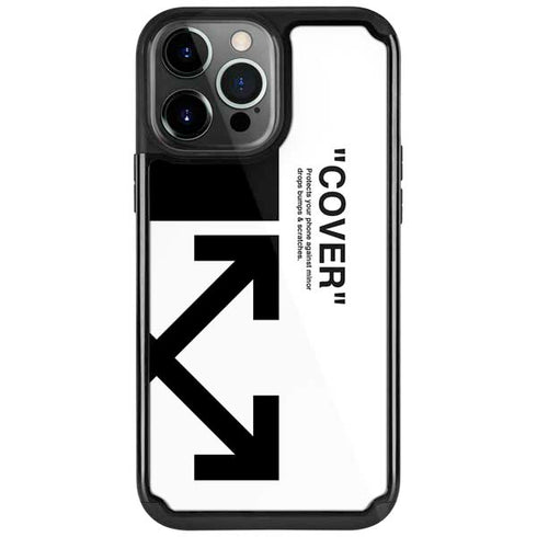 Black and White Arrows iPhone 13 Pro Cargo Case