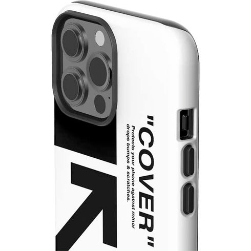 Black and White Arrows iPhone 13 Pro Max Impact Case