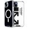 Black and White Arrows iPhone 14 MagSafe Case