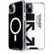 Black and White Arrows iPhone 14 Plus MagSafe Case