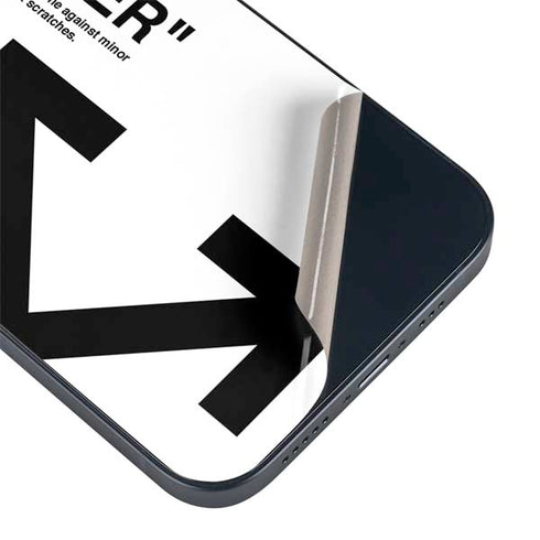 Black and White Arrows iPhone 15 Plus Skin