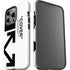 Black and White Arrows iPhone 15 Pro Impact Case