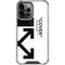 Black and White Arrows iPhone 15 Pro Max Clear Case