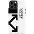 Black and White Arrows iPhone 15 Pro Max Impact Case