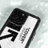 Black and White Arrows iPhone 14 Pro Max Waterproof Case