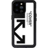 Black and White Arrows iPhone 14 Pro Max Waterproof Case