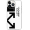 Black and White Arrows iPhone 14 Pro Skin