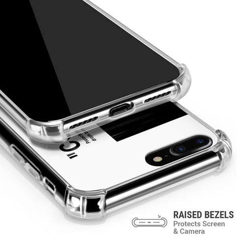 Black and White Arrows iPhone 7/8 Plus Clear Case