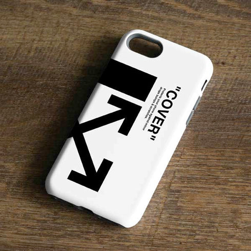 Black and White Arrows iPhone 7 Pro Case