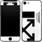 Black and White Arrows iPhone 7 Skin