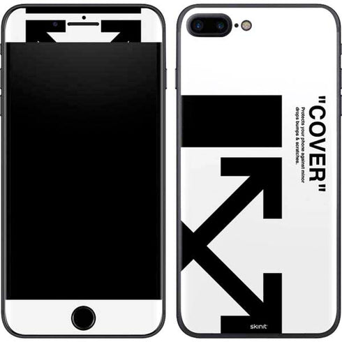 Black and White Arrows iPhone 8 Plus Skin