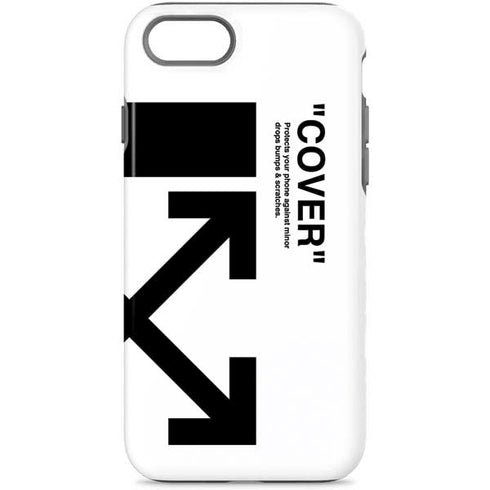 Black and White Arrows iPhone 8 Pro Case