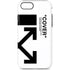 Black and White Arrows iPhone 8 Pro Case