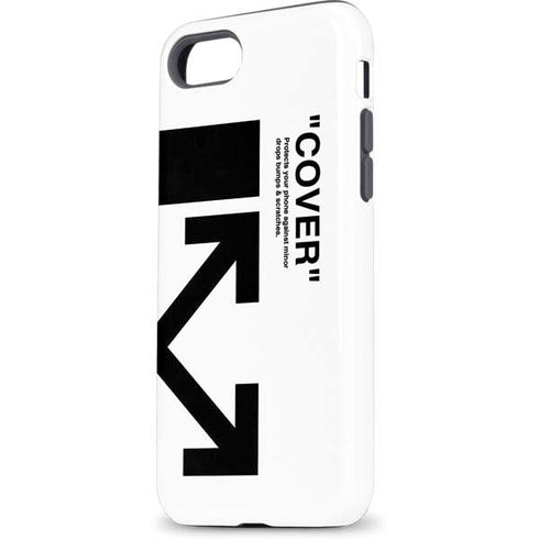 Black and White Arrows iPhone 8 Pro Case