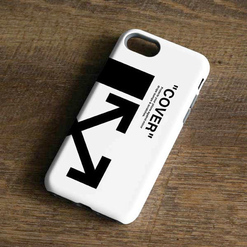 Black and White Arrows iPhone 8 Pro Case