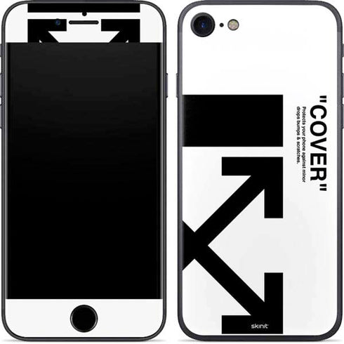 Black and White Arrows iPhone 8 Skin