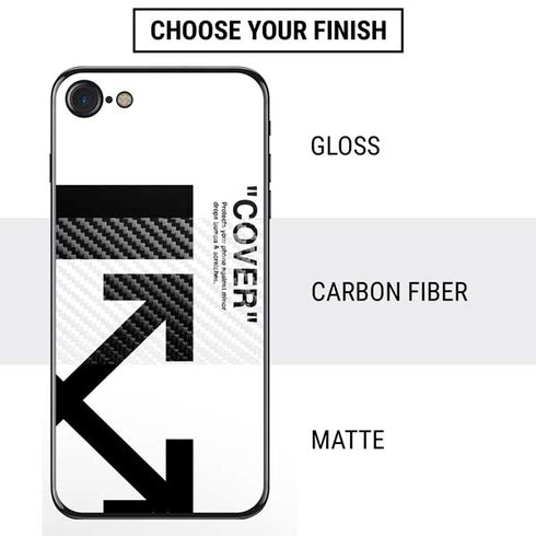 Black and White Arrows iPhone SE (2nd & 3rd Gen) Skin