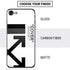 Black and White Arrows iPhone SE (2nd & 3rd Gen) Skin