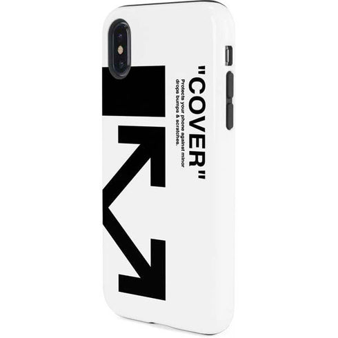 Black and White Arrows iPhone X Pro Case