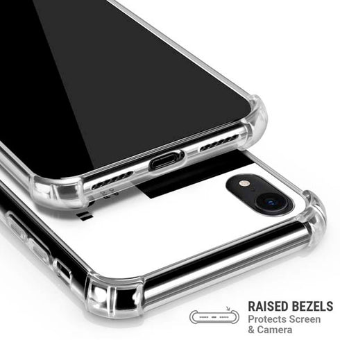 Black and White Arrows iPhone XR Clear Case