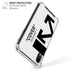 Black and White Arrows iPhone XR Clear Case
