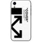 Black and White Arrows iPhone XR Skin