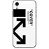 Black and White Arrows iPhone XR Skin