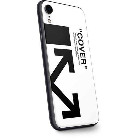 Black and White Arrows iPhone XR Skin