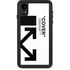 Black and White Arrows iPhone XR Waterproof Case