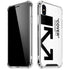 Black and White Arrows iPhone XS Max Clear Case