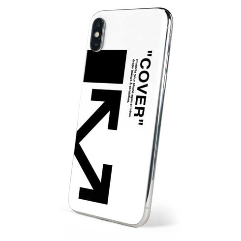 Black and White Arrows iPhone XS Skin