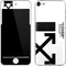 Black and White Arrows Apple iPod Skin