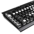 Black and White Arrows K95 RGB PLATINUM Mechanical Gaming Keyboard Skin