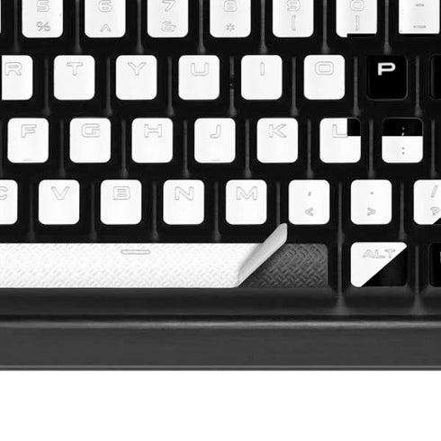 Black and White Arrows K95 RGB PLATINUM Mechanical Gaming Keyboard Skin